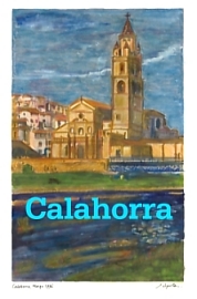 Catedral de Calahorra
  Acuarela. Mayo 96
   Antonio Ugarte.